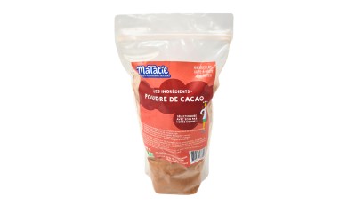 Les ingrédients : Poudre de cacao