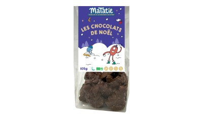 Sachet de chocolat de Noël chocolat