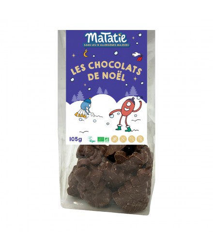 Sachet de chocolat de Noël