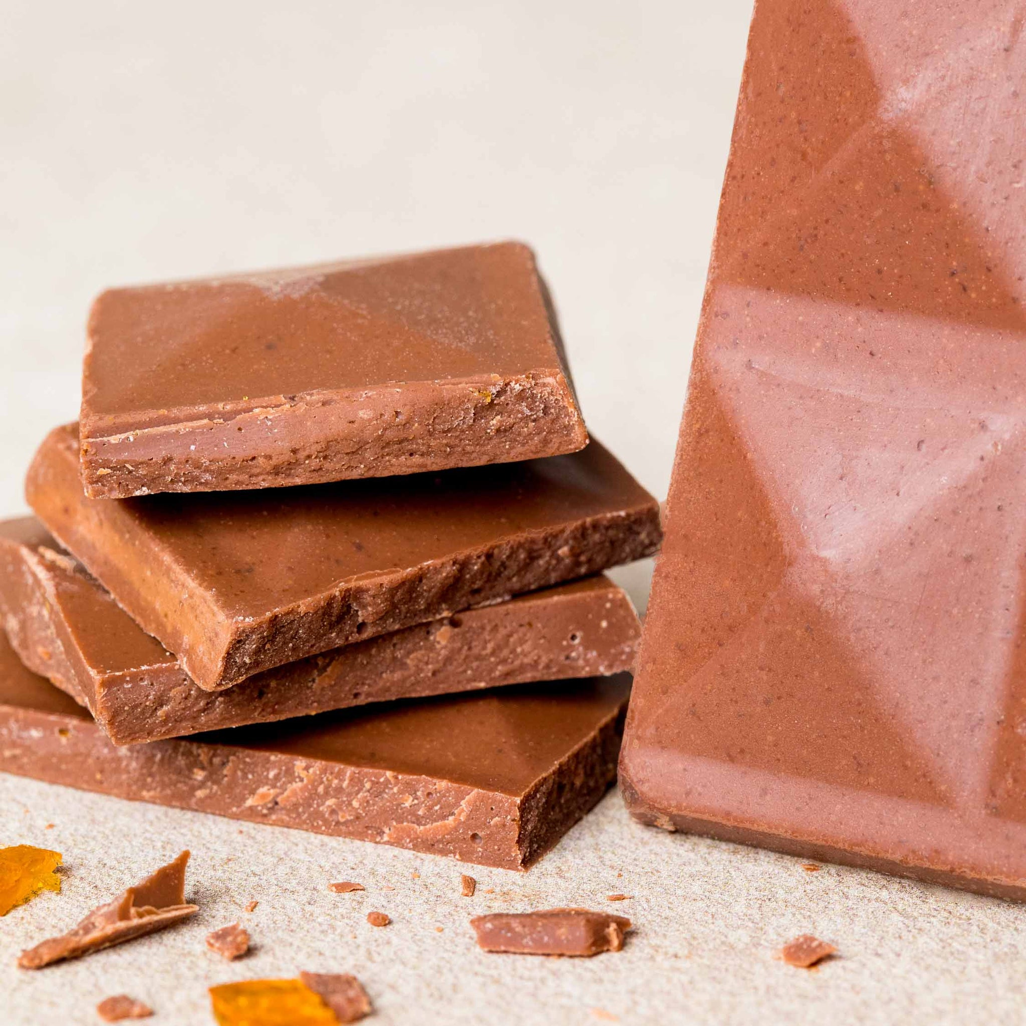 Tablette chocolat caramel