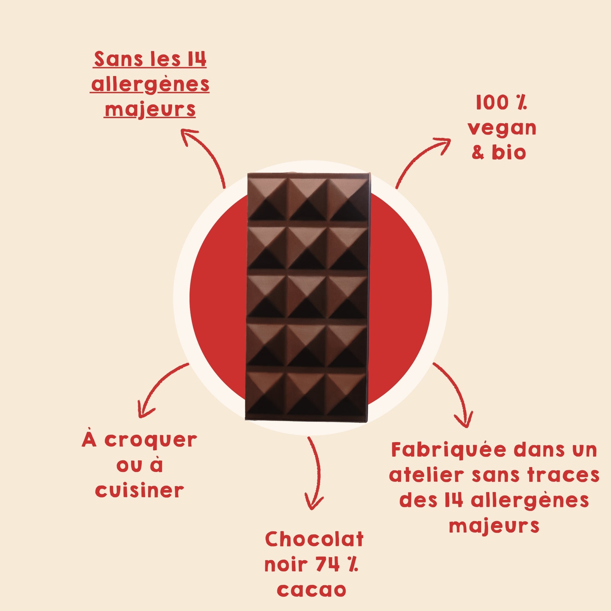 Tablette chocolat noir