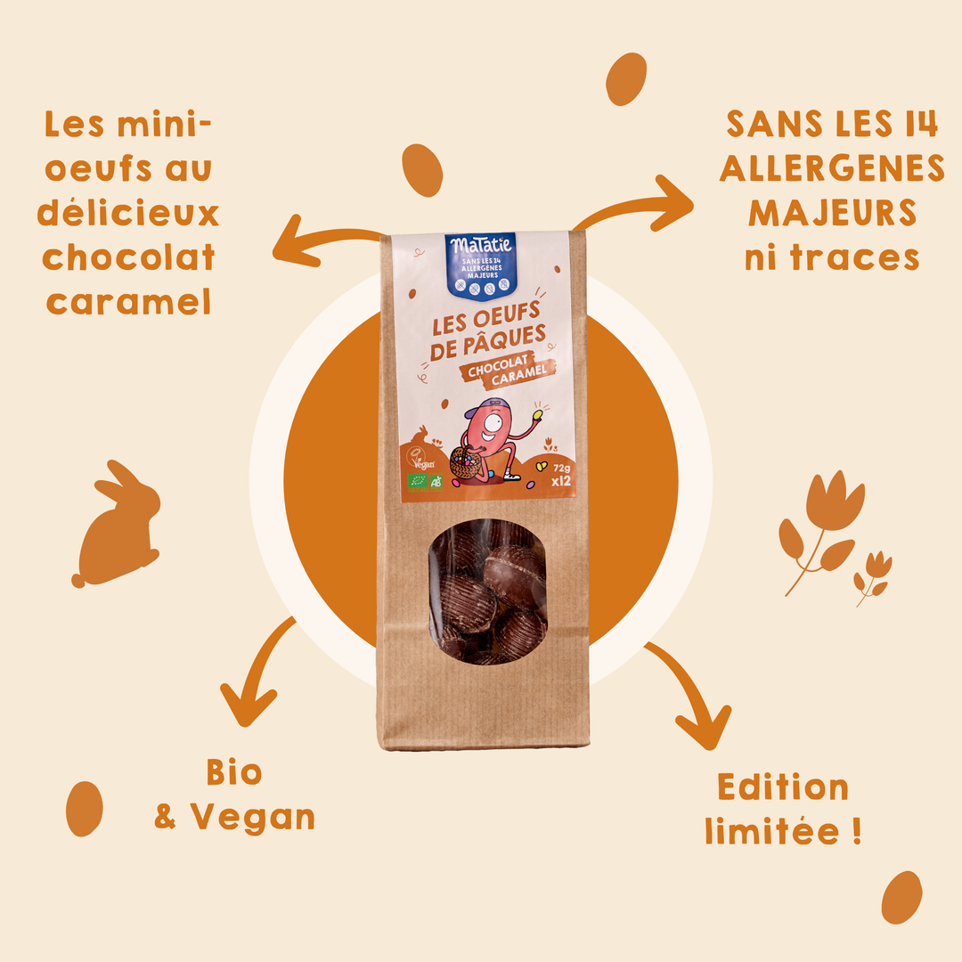 Les oeufs de Pâques - chocolat caramel