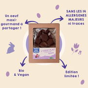 Oeuf plat chocolat