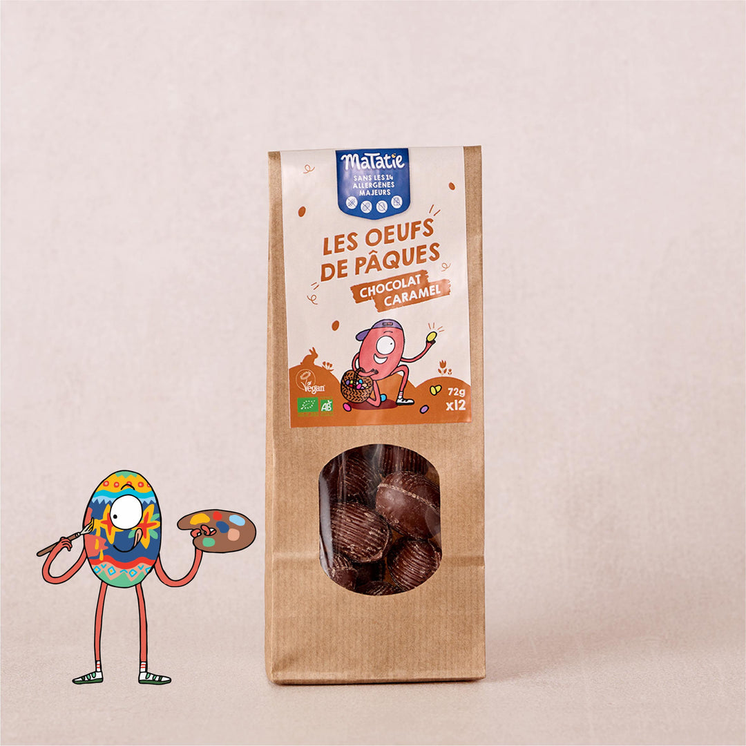 Les oeufs de Pâques - chocolat caramel