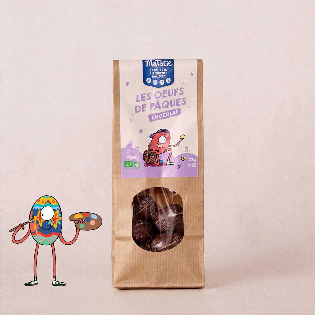 Les oeufs de Pâques - chocolat