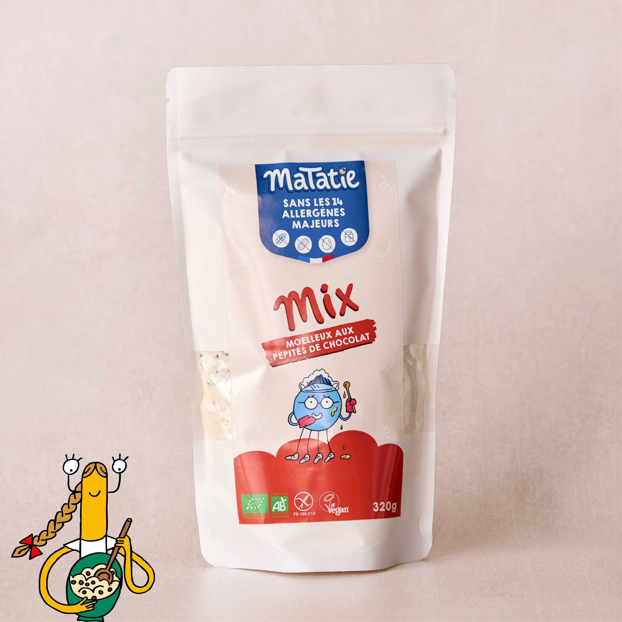 Mix pour moelleux aux pépites de chocolat