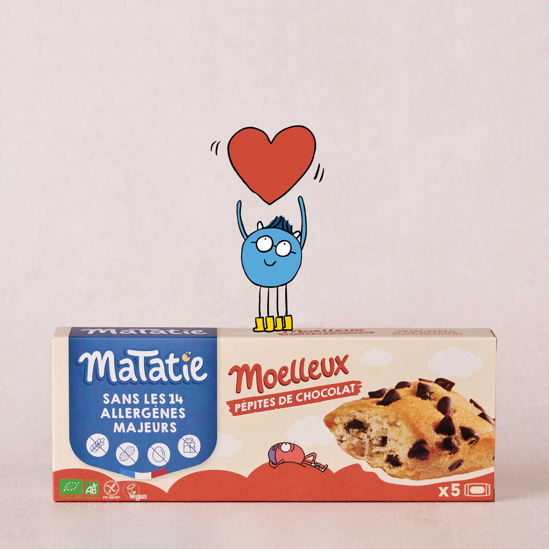 Moelleux aux pépites de chocolat