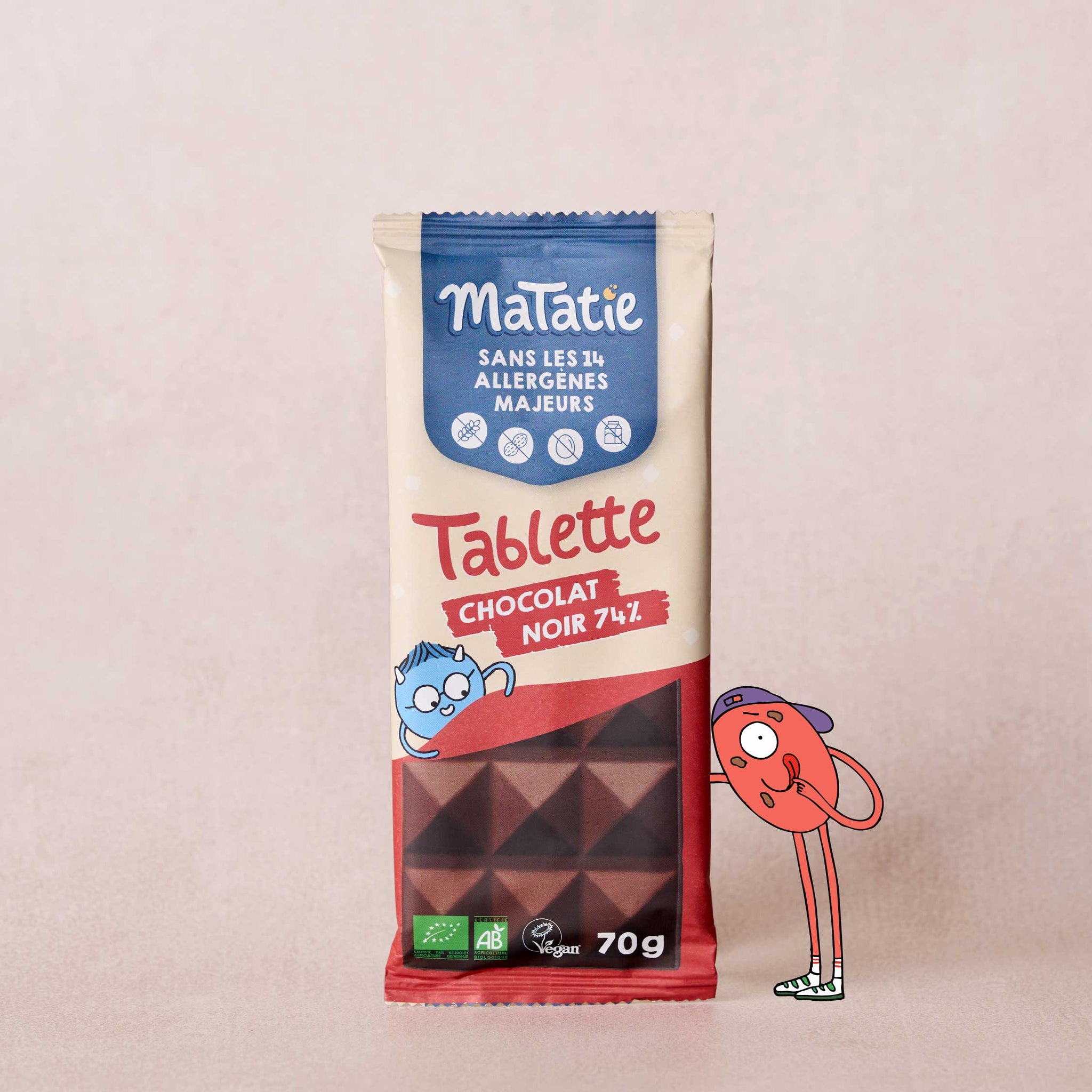 Tablette chocolat noir